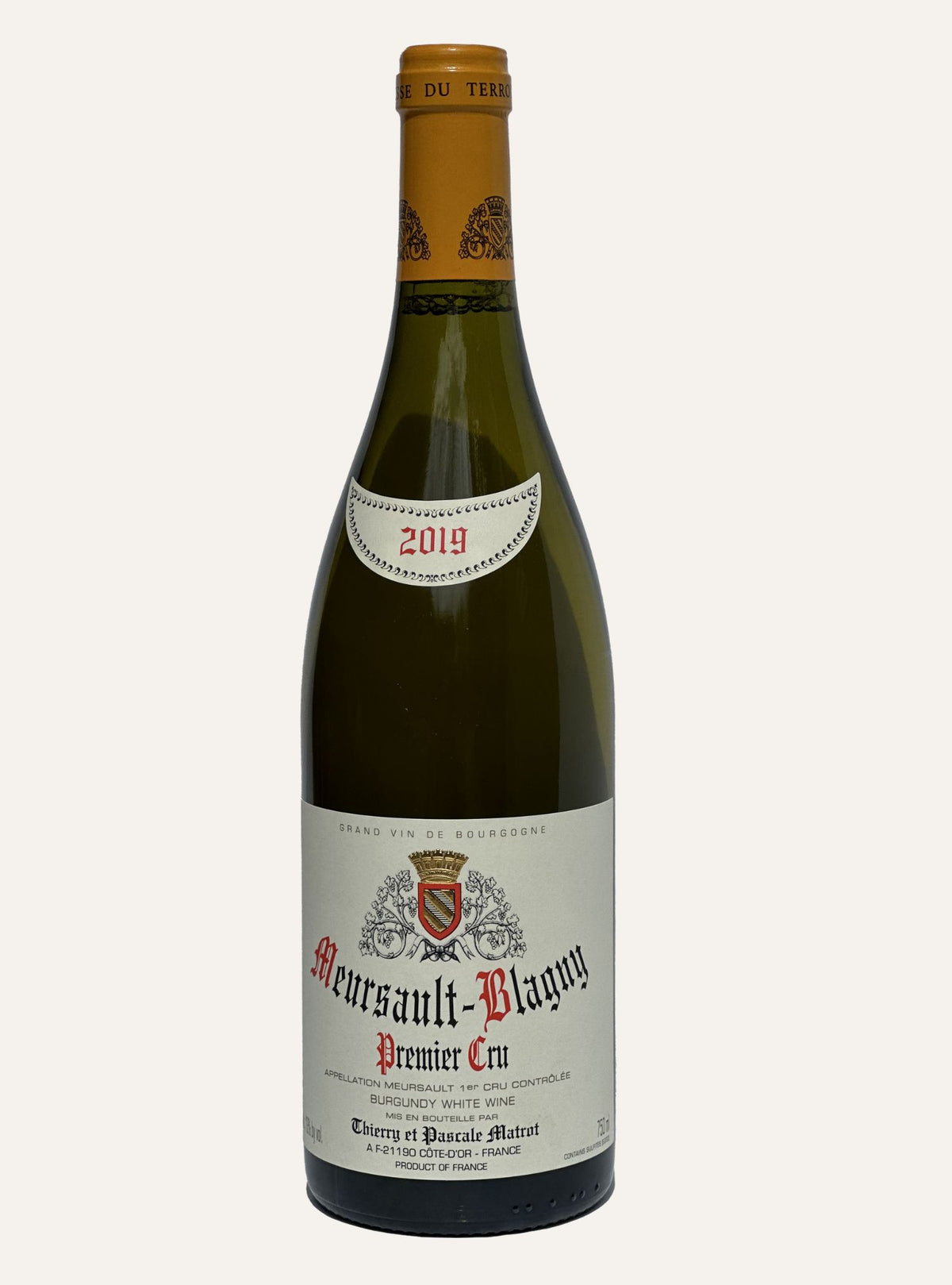 Domaine Thierry&amp;Pascale Matrot Meursault-Blagny 1er Cru Blanc 2022 7.5 dl