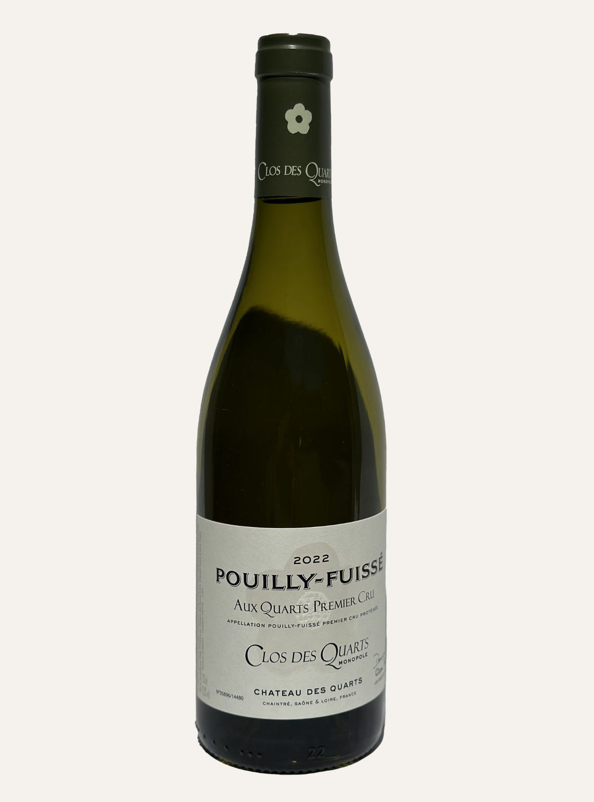 Domaine Château des Quarts Pouilly-Fuissé Aux Quarts 1er Cru Blanc 2022