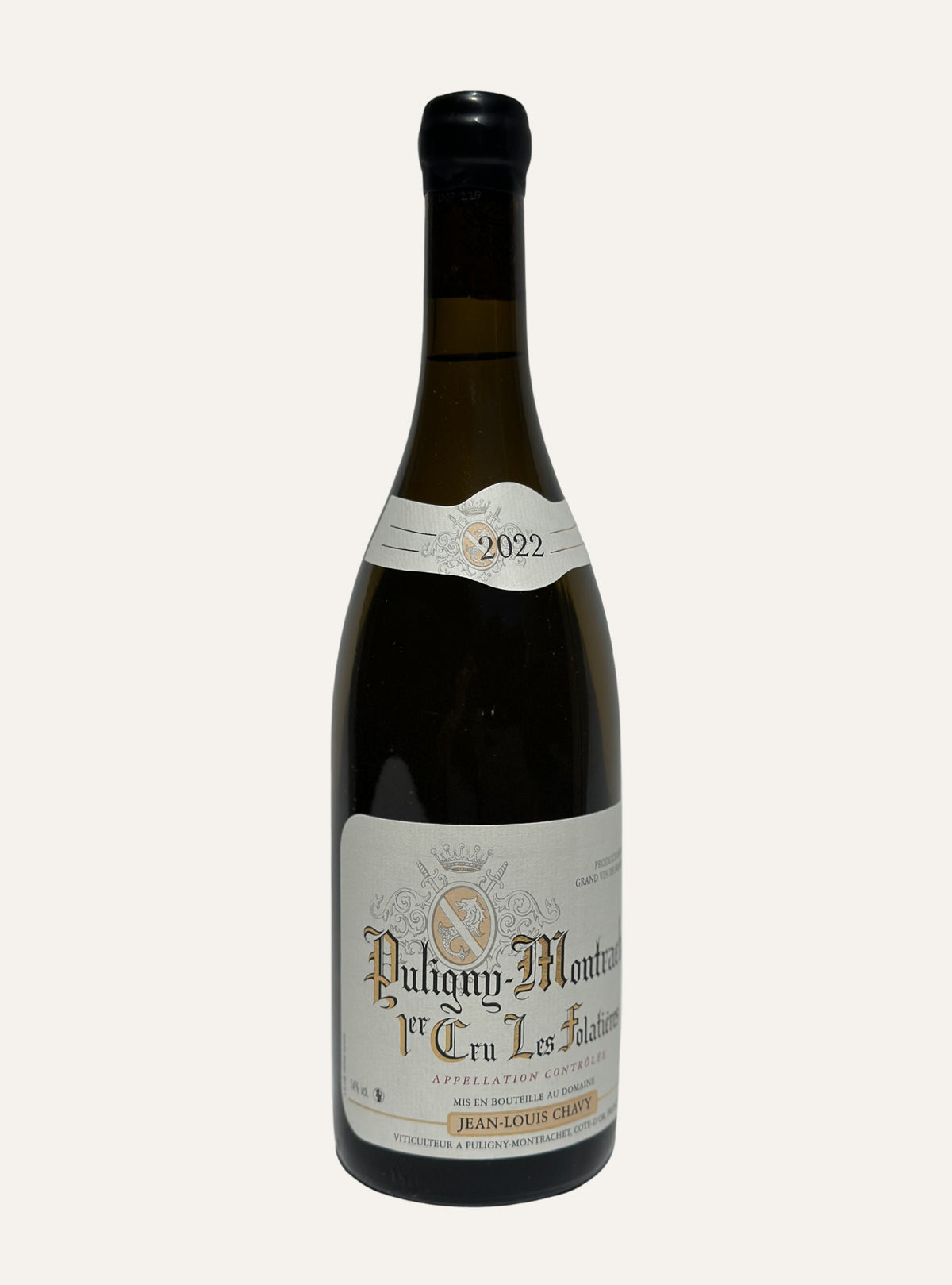 Domaine Jean-Louis Chavy Puligny-Montrachet “Les Folatières” 1er Cru 2022