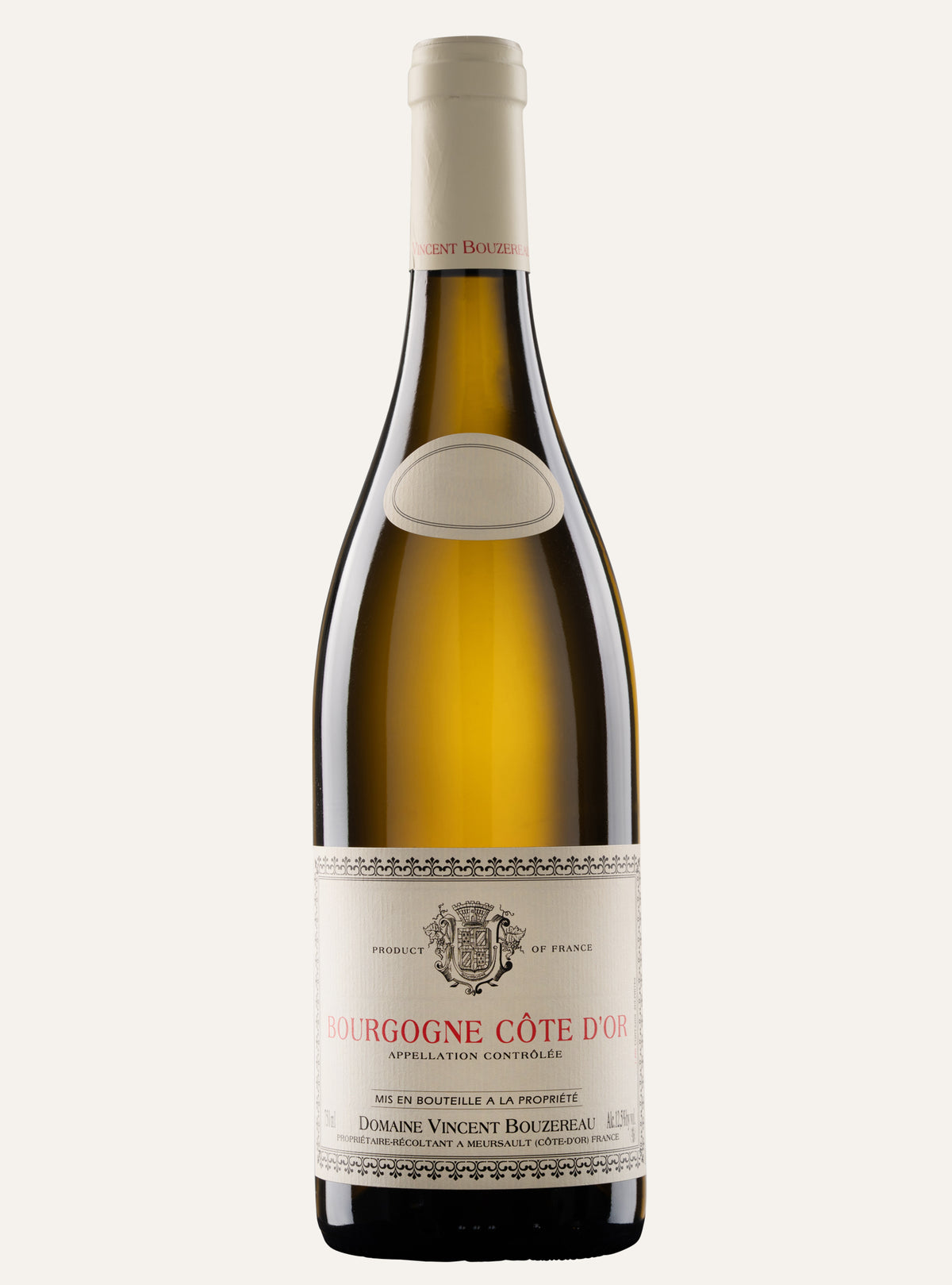Domaine Vincent Bouzereau Bourgogne Blanc Côte d&#39;Or 2023