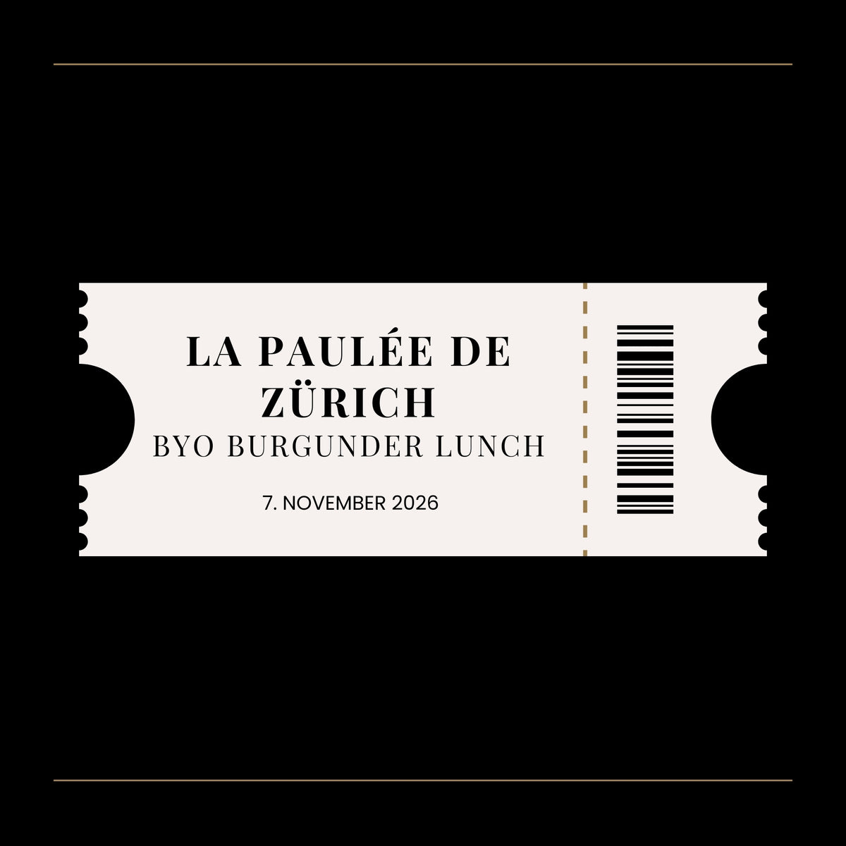 La Paulée de Zürich – BYO Burgunder Lunch
